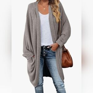 Cozy Gray Women's Cardigan Sweater